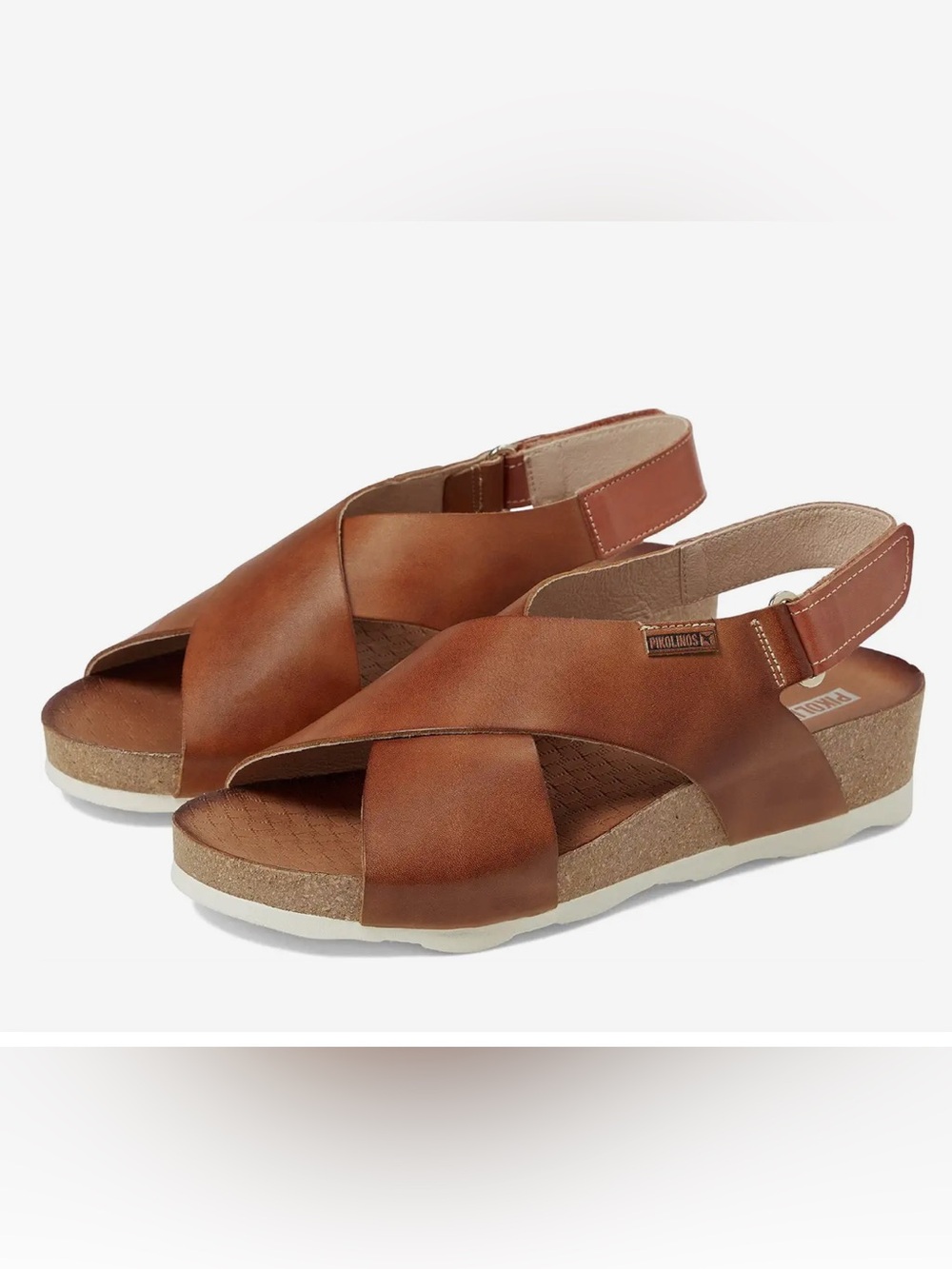 Pikolinos Mahon W9E-0192 Color Brandy Brown women's sandals EU 37 US 7